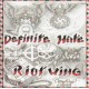 Definite Hate /  Riot Wing ‎– Carolina Sons -Red, White, Black & Black - LP